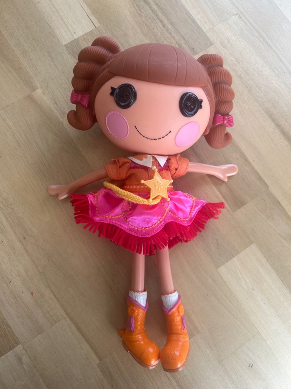 Poupée Lalaloopsy Prairie Dusty Trails taille réelle 12" bottes habillées MGA re